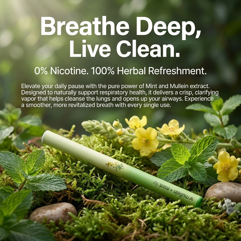 Combo pack Herbal Diffuser Pen with Mullein, Mint & Lavender for Clear Breathing